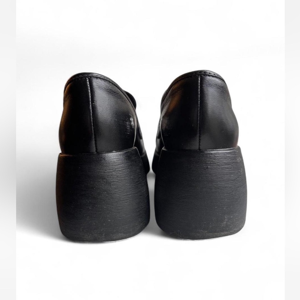 Camper Black Leather Thelma Loafer Shoe Size 38 - Picture 4 of 7